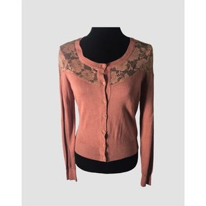 H&M Size Small Scoop Neck Button Long SLV‎ Blouse